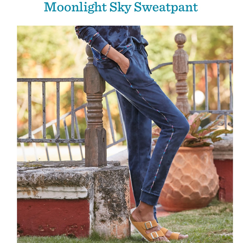 Sundance Moonlight Sky Tie Dye Sweatpants Xs